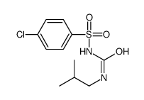 1-(p-Chlorophenylsulfonyl)-3-isobutylurea结构式