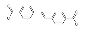 4,4'-stilbenedicarbonyl dichloride Structure