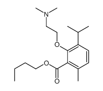 3-[2-(Dimethylamino)ethoxy]-p-cymene-2-carboxylic acid butyl ester Structure