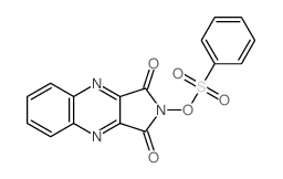(1,3-dioxopyrrolo[3,4-b]quinoxalin-2-yl) benzenesulfonate Structure