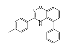3-(4-methylphenyl)-5-phenyl-2H-1,2,4-benzoxadiazine结构式