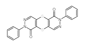 p-Dithiino[2,3-d:5,6-d']dipyridazine-1,6(2H,7H)-dione, 2,7-diphenyl- (7CI,8CI)结构式