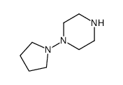 Piperazine, 1-(1-pyrrolidinyl)- (9CI)结构式