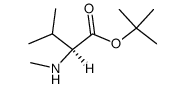 甲基-L-缬氨酸叔丁酯结构式
