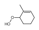 6-hydroperoxy-1-methylcyclohex-1-ene结构式