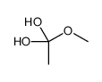 1-methoxyethane-1,1-diol Structure