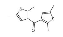 bis(2,5-dimethylthiophen-3-yl)methanone Structure