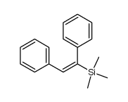 ((E)-1,2-diphenylvinyl)trimethylsilane Structure