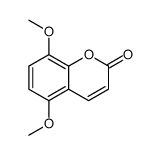 5,8-dimethoxychromen-2-one结构式