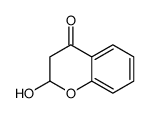 2-hydroxy-2,3-dihydrochromen-4-one结构式