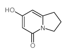5(1H)-Indolizinone,2,3-dihydro-7-hydroxy- Structure
