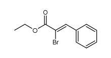 (Z)-ethyl 2-bromo-3-phenylprop-2-enoate Structure