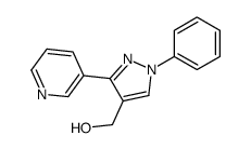 (1-phenyl-3-pyridin-3-ylpyrazol-4-yl)methanol结构式