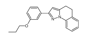 2-(3-propoxyphenyl)-4,5-dihydropyrazolo[1,5-a]quinoline结构式