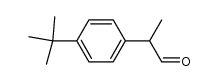 2-(4'-tert-butylphenyl)propionaldehhyde结构式