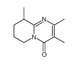 2,3,9-trimethyl-6,7,8,9-tetrahydro-pyrido[1,2-a]pyrimidin-4-one结构式