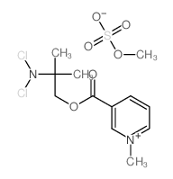 [2-(dichloroamino)-2-methyl-propyl] 1-methylpyridine-5-carboxylate; sulfooxymethane Structure