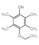4-ethoxy-2,3,5,6-tetramethyl-phenol structure