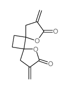 1,7-Dioxadispiro[4.0.4.2]dodecane-2,8-dione, 3,9-bis(methylene)-, trans- Structure