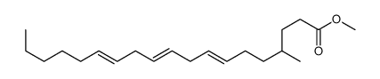 methyl 4-methylnonadeca-7,10,13-trienoate Structure