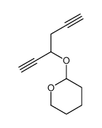 2-hexa-1,5-diyn-3-yloxyoxane结构式