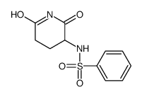 N-(2,6-dioxopiperidin-3-yl)benzenesulfonamide结构式