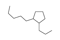 1-pentyl-2-propyl-Cyclopentane structure