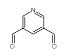 吡啶-3,5-二羧醛结构式