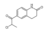 6-(2-chloropropanoyl)-3,4-dihydro-1H-quinolin-2-one Structure