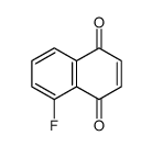 5-fluoronaphthalene-1,4-dione结构式