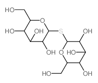a-D-Glucopyranoside, a-D-glucopyranosyl 1-thio- (9CI)结构式