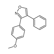 3-(4-methoxyphenyl)-4-phenyl-1,2-oxazole Structure