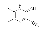 3-amino-5,6-dimethylpyrazine-2-carbonitrile结构式