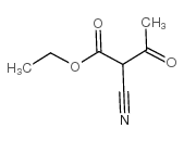 ETHYL 2-ACETYLCYANOACETATE structure