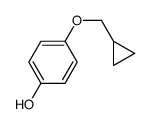 4-(cyclopropylmethoxy)phenol Structure