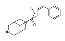 1-[3-(3-Phenyl-2-propenyl)-3,9-diazabicyclo[3.3.1]nonane-9-yl]-1-propanone Structure