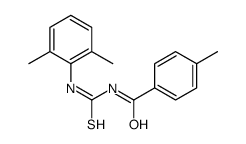 N-[(2,6-dimethylphenyl)carbamothioyl]-4-methylbenzamide结构式
