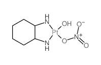 Platinum,(1,2-cyclohexanediamine-N,N')hydroxy(nitrato-O)-, (SP-4-3)- (9CI) Structure