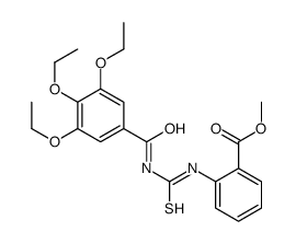 methyl 2-[(3,4,5-triethoxybenzoyl)carbamothioylamino]benzoate Structure