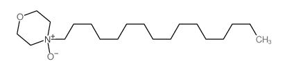 Morpholine,4-hexadecyl-, 4-oxide structure