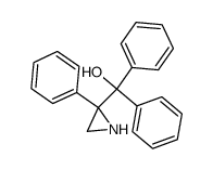 diphenyl(2-phenyl-aziridin-2-yl)methanol Structure