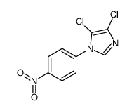 4,5-dichloro-1-(4-nitrophenyl)imidazole Structure
