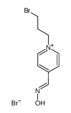 1-(3-bromopropyl)-4-(hydroxyiminomethyl)pyridinium bromide Structure