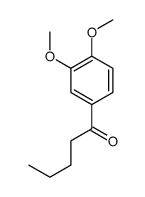 1-(3,4-二甲氧基苯基)-1-戊酮结构式