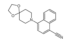 4-(1,4-dioxa-8-azaspiro[4.5]decan-8-yl)naphthalene-1-carbonitrile Structure