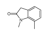 1,7-二甲基吲哚啉-2-酮结构式