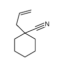 1-prop-2-enylcyclohexane-1-carbonitrile结构式