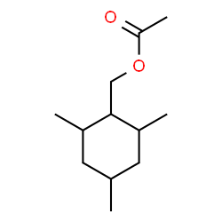2,4,6-trimethyl cyclohexyl methyl acetate Structure