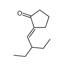 (E)-2-(2-Ethylbutylidene)cyclopentanone结构式