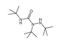1,2,4-tri(tert-butyl)semicarbazide Structure
